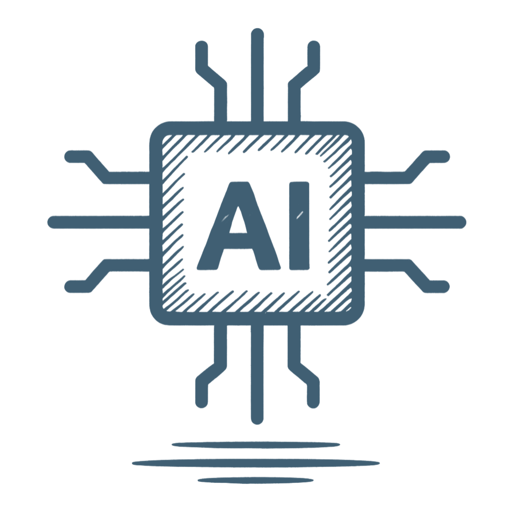 AI chip icon