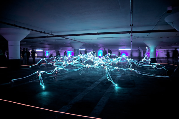network of lights