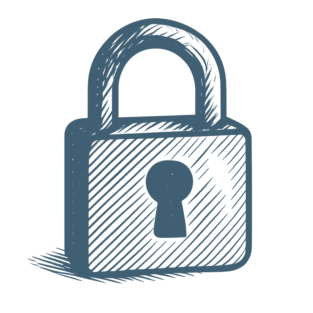 Security icon representing privacy