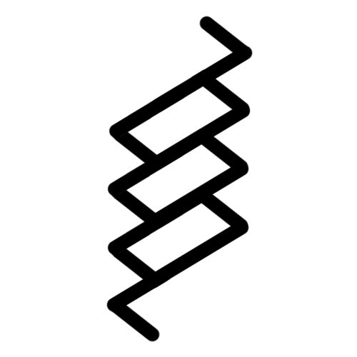 Threaded logo